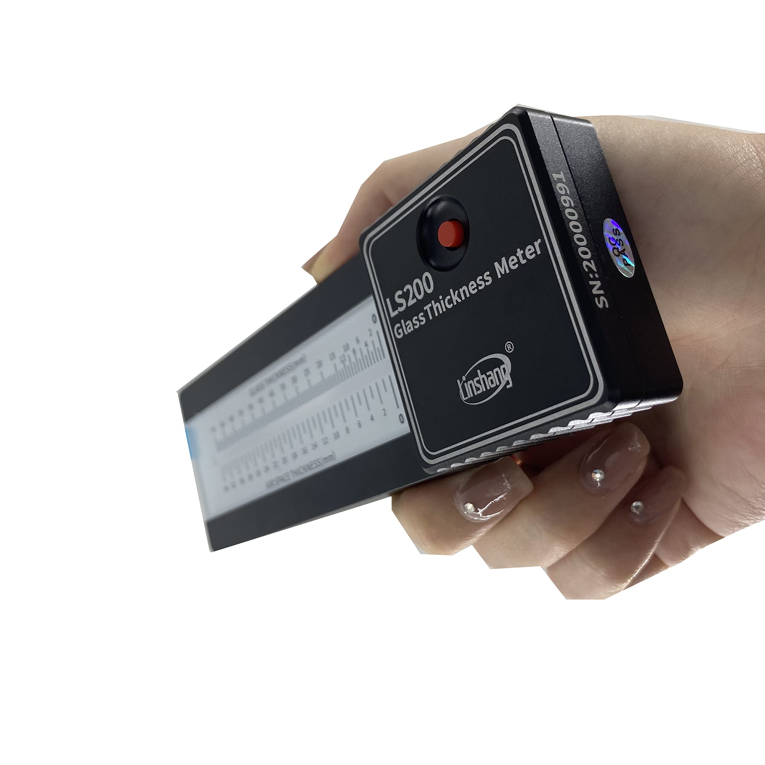 Amazon | CNYST スケールガラス厚さ計 ガラス厚み測定器 単層